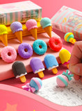 Bakery Treats Eraser Set