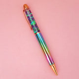 Rainbow Metallic Glitter Ball Pen