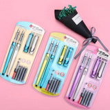 New 2pcs set English & Arabic Calligraphy Fountain Pen