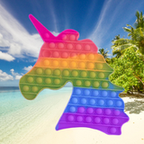Pop-it Fidget Rainbow Unicorn