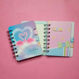 Flamingo Hardcover Pocket Spiral Journal