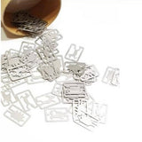 Elements Mini Metal Book Line Marker / Bookmarks Set of 4