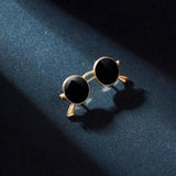 Black Shades Enamel Pin
