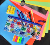 Color-Print-Transparent Pencil/Pen Pouch