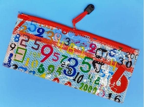 Color-Print-Transparent Pencil/Pen Pouch