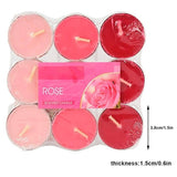 Colored Scented Tealight Aromatherapy Candle Set of 3