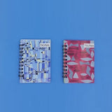 Color Pattern Pocket Spiral Journal