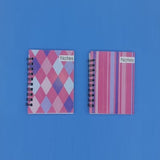 Color Pattern Pocket Spiral Journal