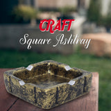Craft Square Double Line-Ashtray - Home Decor