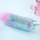 Pompom Unicorn Sequin Pouch