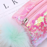 Pompom Unicorn Sequin Pouch