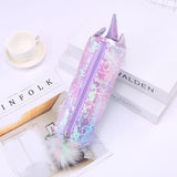 Pompom Unicorn Sequin Pouch