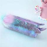 Pompom Unicorn Sequin Pouch