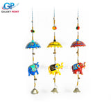 Craft Home Decor 3D Umbrella Elephant- Wall Hanging
