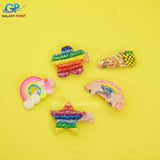 Rainbow Sparkle - Hair Clip