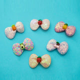 Fruit Sequin Bow - Hair Clip