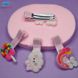 Bows N' Rainbow- Hair Clips