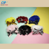 Fluffy Bow - Hair Scrunchie