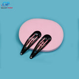 Shiny Black- Hair Clips