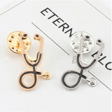 Doctors Stethoscope Metal Enamel Pins