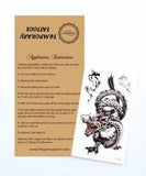 Fire Dragon Temporary Tattoo