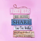 Family Rules - Wall Hanging