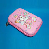 Cute Unicorn Premium Hard case Zip Pouch