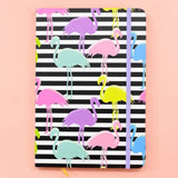Flamingos - Hard Cover Journal / Notebook