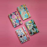 Floral Fantasies Gold Foil Series Pocket Spiral Journal