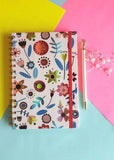 Floral Fantasies Gold Foil Series Spiral Journal