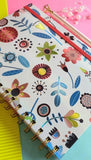 Floral Fantasies Gold Foil Series Spiral Journal