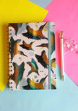 Floral Fantasies Gold Foil Series Spiral Journal