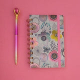 Floral Glow Pocket Spiral Journal