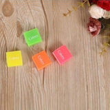 Colors Fluorescent Jelly Eraser Set of 4