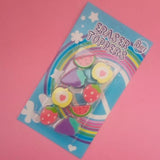 Fruit Eraser Topper - Set of 8