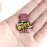 Game over man Enamel Pin