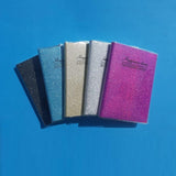 Happiness Glitter Pocket Notebook Journal