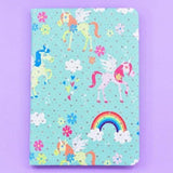 Hippie Unicorns Soft Cover Journal