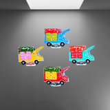 Craft 3D Truck - Fridge Magnet
