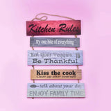 Kitchen Rules - Wall Hanging