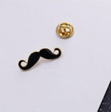 Mustache Enamel Pin