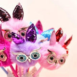 Owl Fluffy Ball Pen