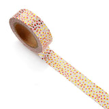 Gold Foil Polka Dot Washi Tape