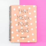 Polka Spiral Journal Notebook