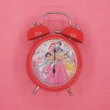 Princess Mini Twin Bell Desk Clock / Alarm Clock