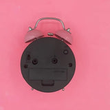 Princess Mini Twin Bell Desk Clock / Alarm Clock