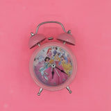 Princess Mini Twin Bell Desk Clock / Alarm Clock