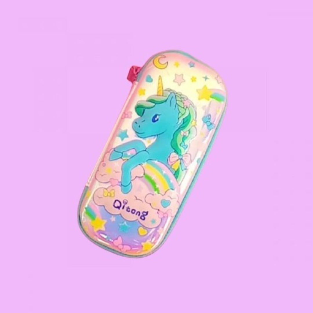 Holographic 3D Rainbow Unicorn - Pouch