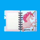 Unicorn Queen Star Hardcover Pocket Spiral Journal