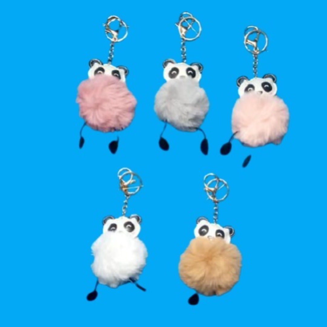 Fuzzy Panda - Key Ring